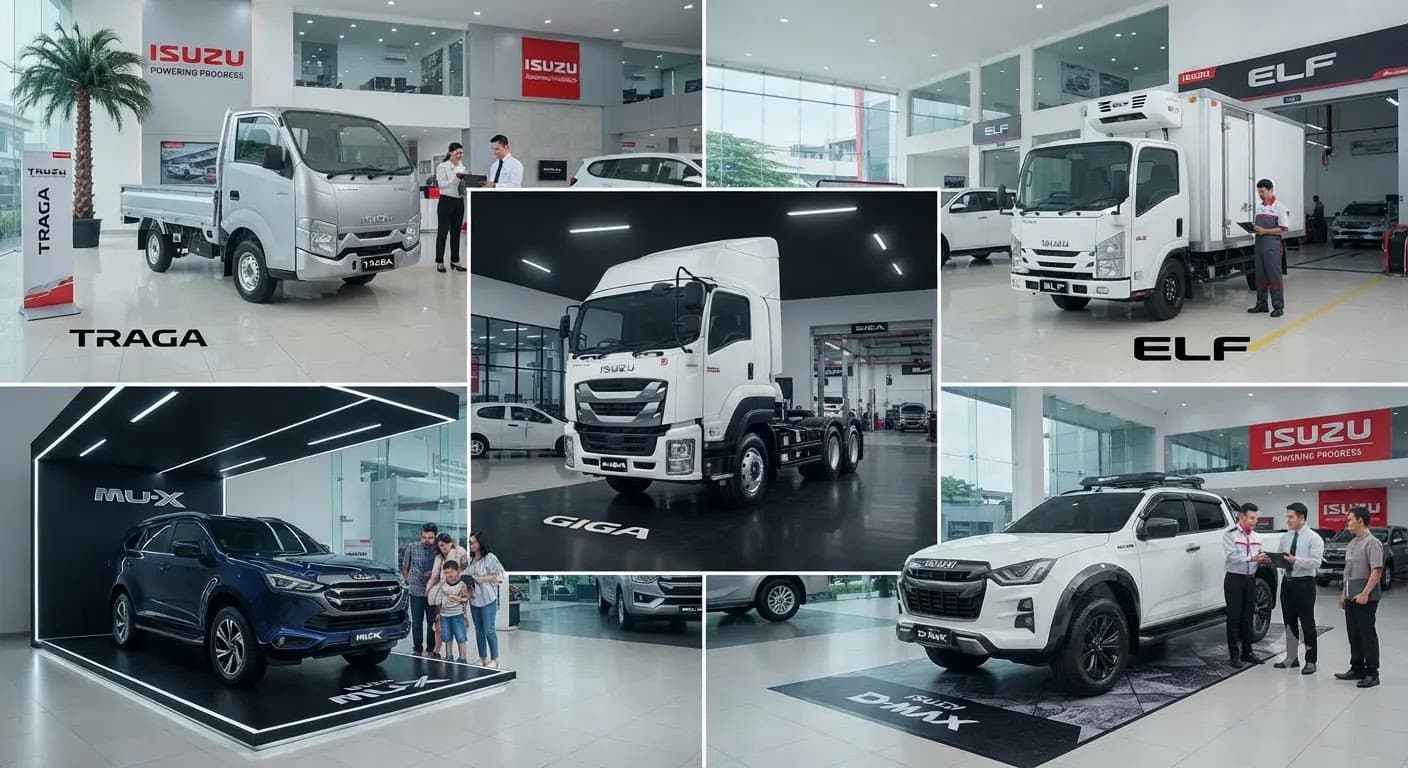 Dealer Isuzu Bekasi - Isuzu Traga, ELF dan GIGA