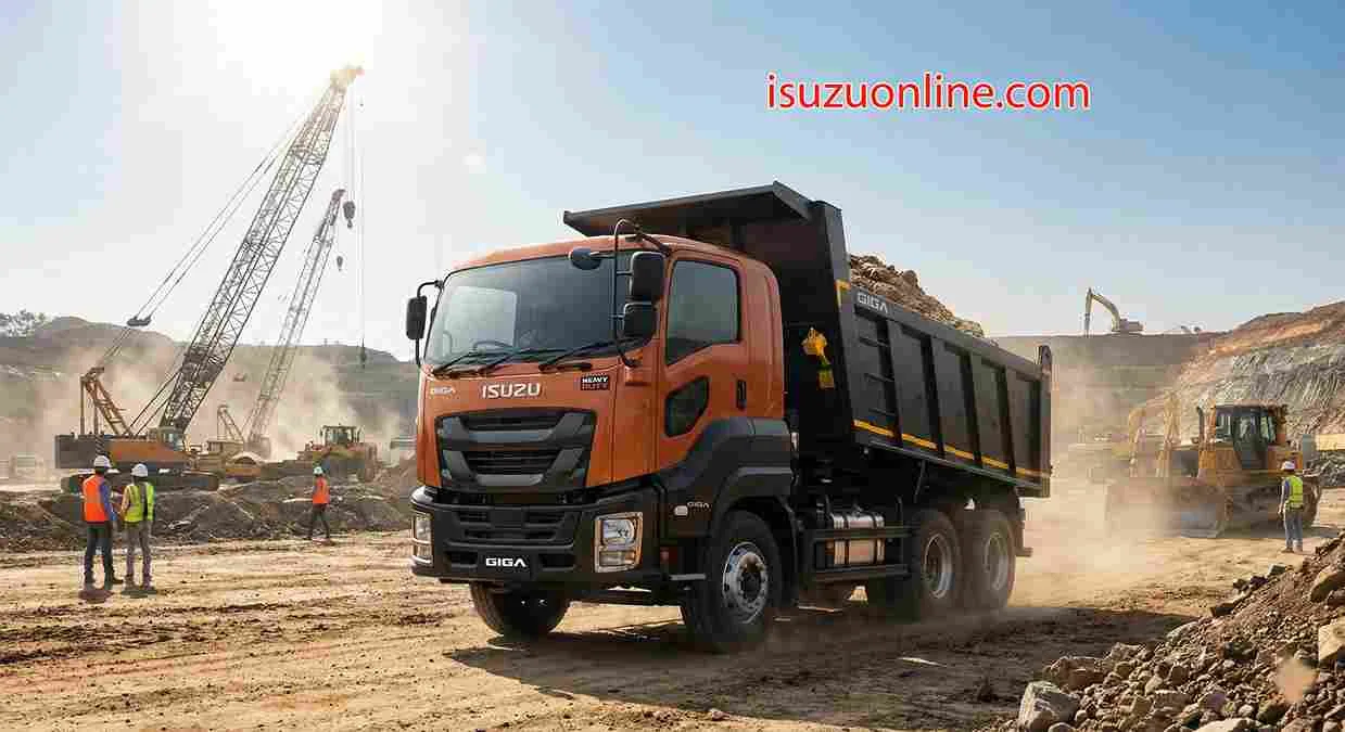 Isuzu Giga Dump Truck Terbaru untuk Proyek Besar