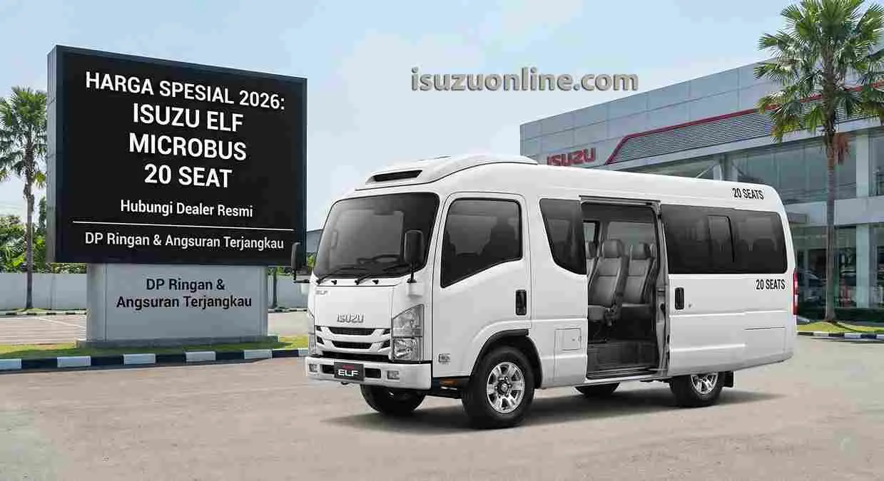Isuzu Elf Microbus 20 Seat Harga 2026