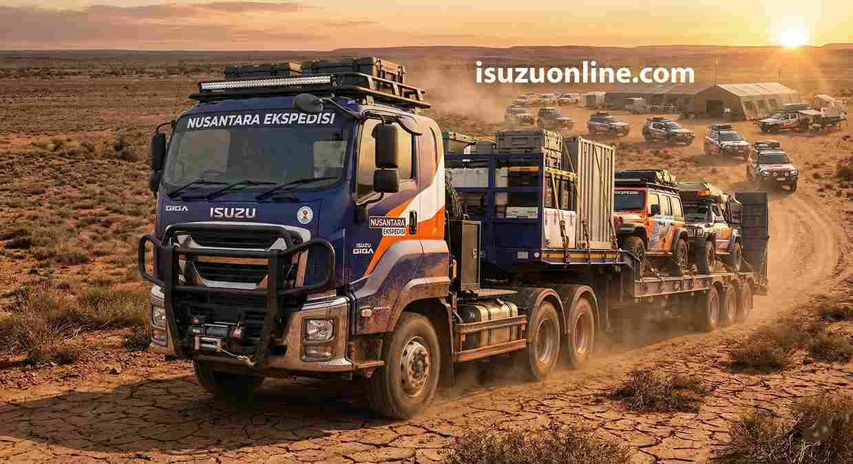 Isuzu Giga Tractor Head untuk Ekspedisi Besar