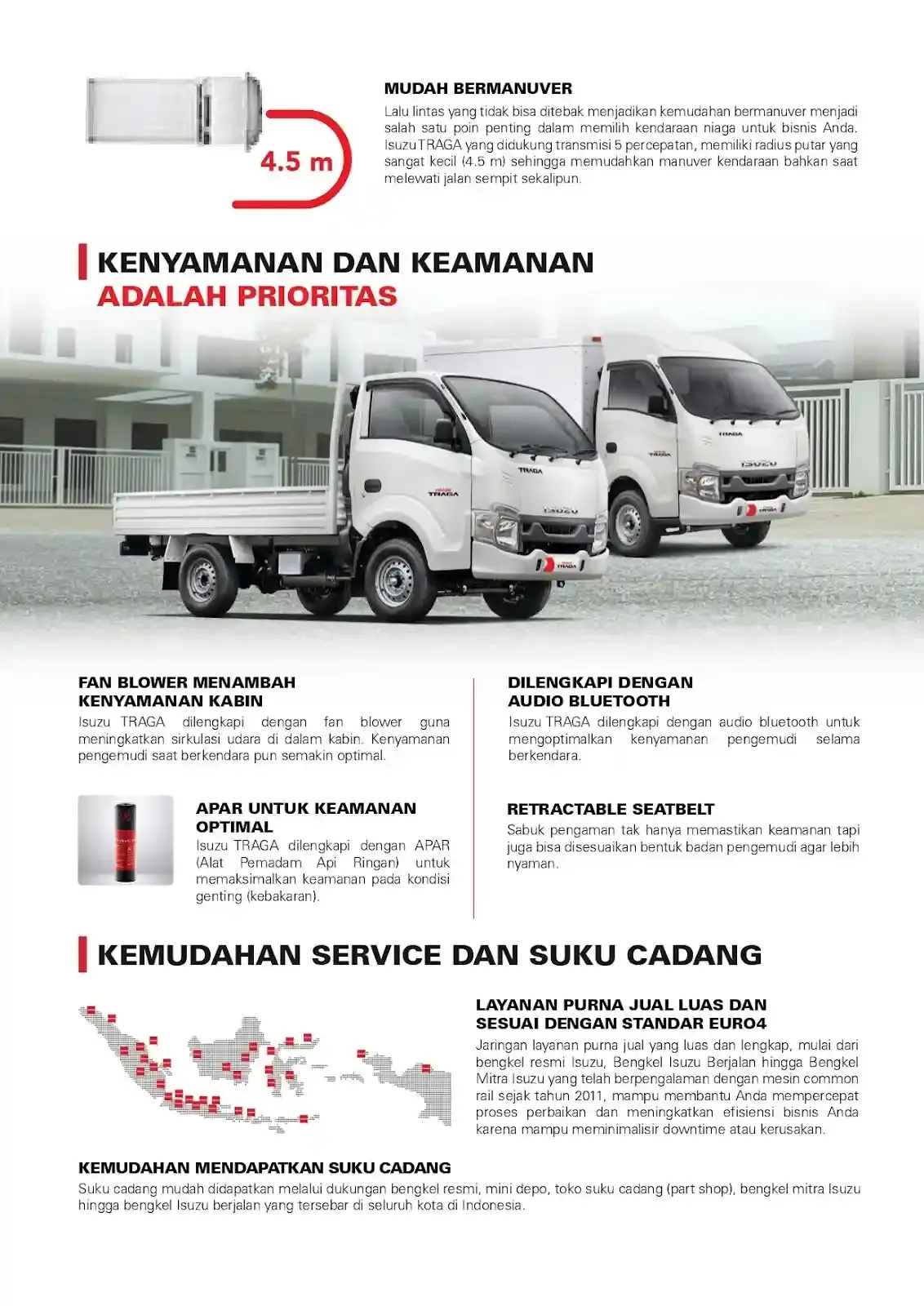 Interior Isuzu Traga 2026